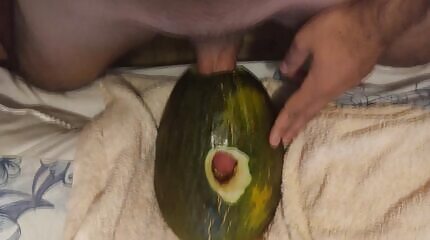 I fuck a melon